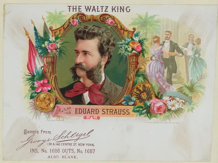 Framed Print : Composer Eduard Strauss