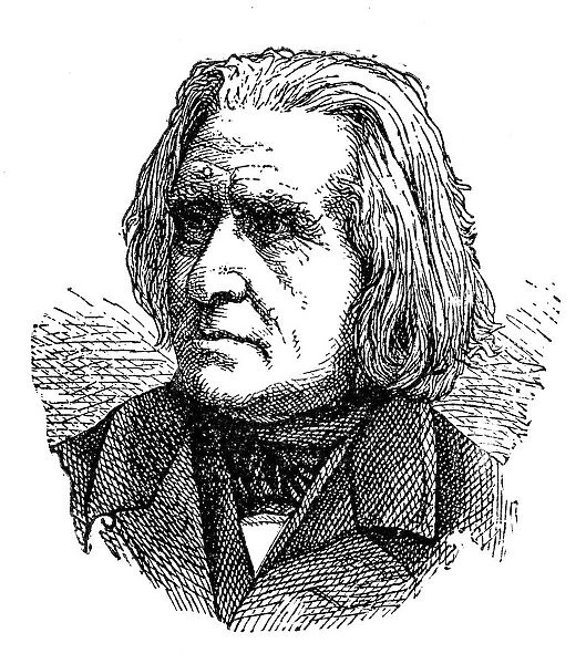 Composer Franz Liszt engraving 1894