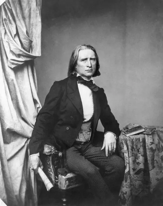 Framed Print : Composer Franz Liszt Posing for Camera Framed Print : Composer Franz Liszt Posing for Camera