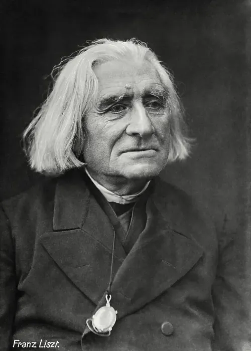 Framed Print : Composer Franz Liszt Wearing Watch Around His Neck Framed Print : Composer Franz Liszt Wearing Watch Around His Neck