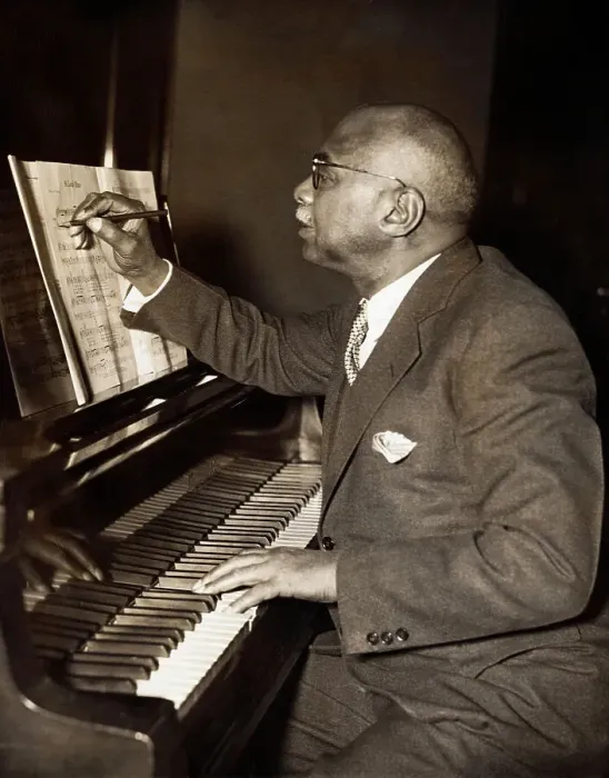 Framed Print : Composer W.C.Handy Writing Music Framed Print : Composer W.C.Handy Writing Music