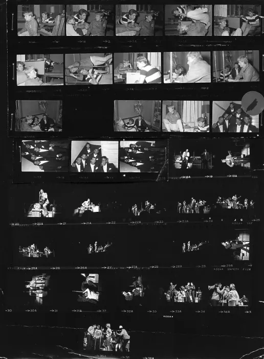 Framed Print : A Composite of Many Groups and Artists In NY Proof Sheet Framed Print : A Composite of Many Groups and Artists In NY Proof Sheet