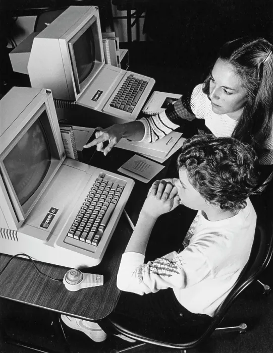 Framed Print : Computer Class Framed Print : Computer Class