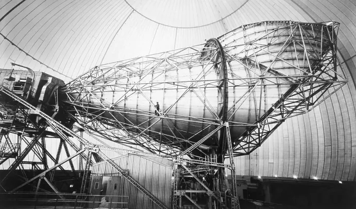 Framed Print : Comsat Horn Antenna Under Radome Genview Framed Print : Comsat Horn Antenna Under Radome Genview
