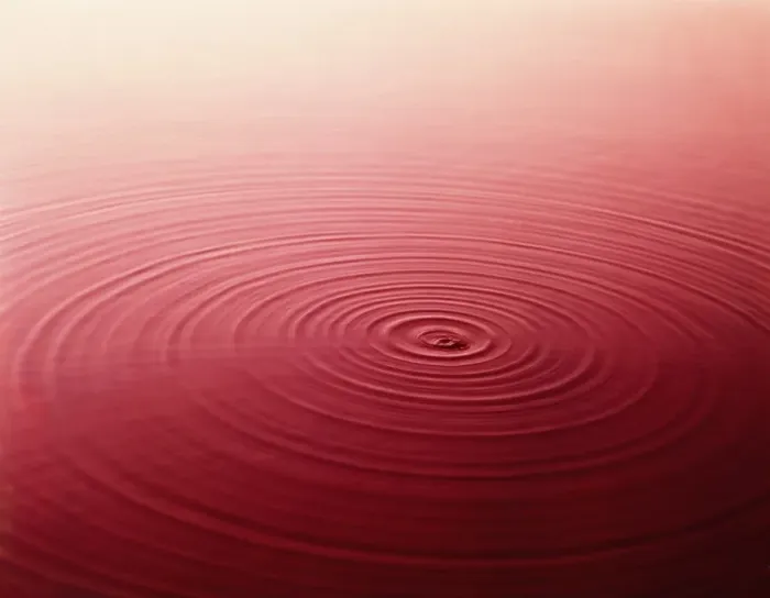 Framed Print : Concentric rings on water