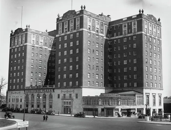 Framed Print : Concourse Plaza Hotel, Bronx, NYC Framed Print : Concourse Plaza Hotel, Bronx, NYC