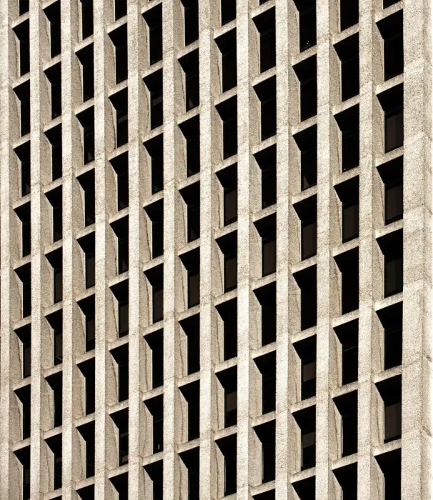 Framed Print : Concrete Gridlock