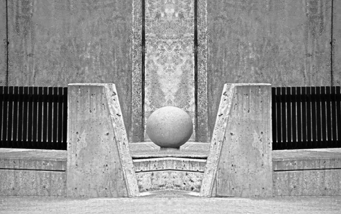 Framed Print : Concrete Symmetry Framed Print : Concrete Symmetry