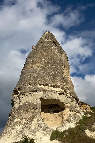 Cone of tuff, chimney, Goereme, Cappadocia, Turkey