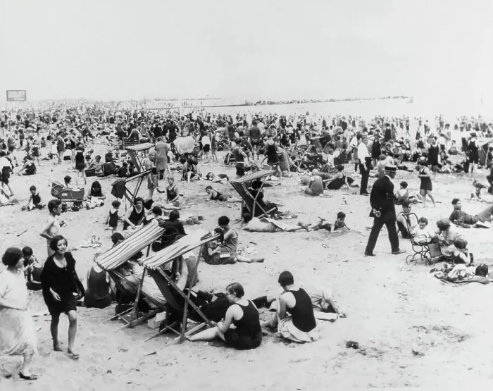 Framed Print : Coney Island Beach Framed Print : Coney Island Beach