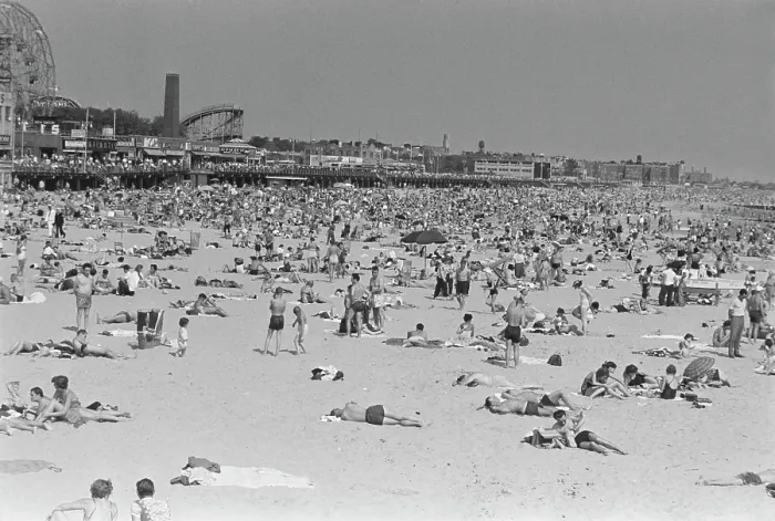 Framed Print : Coney Island Beach Framed Print : Coney Island Beach