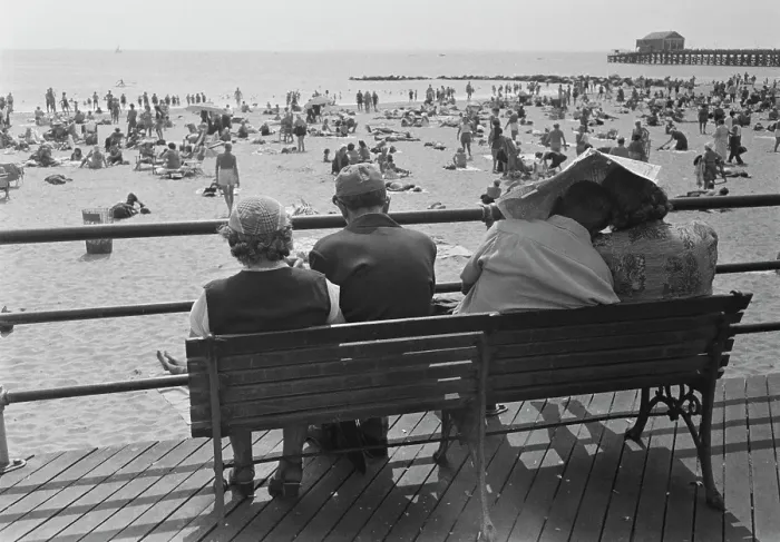 Framed Print : Coney Island Beach Framed Print : Coney Island Beach