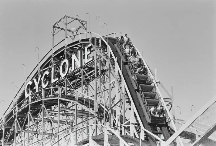 Framed Print : Coney Island Cyclone Framed Print : Coney Island Cyclone