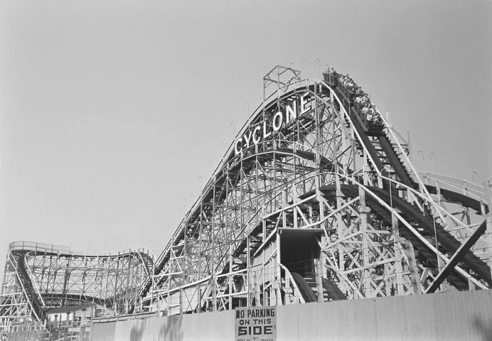 Framed Print : Coney Island Cyclone Framed Print : Coney Island Cyclone