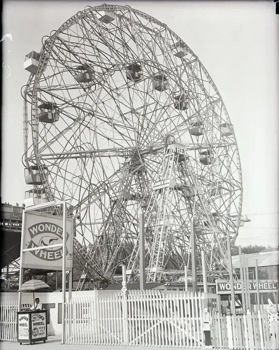Framed Print : Coney Island Ferris Wheel Framed Print : Coney Island Ferris Wheel