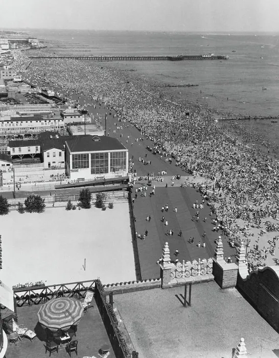 Framed Print : Coney Island on July 4 Framed Print : Coney Island on July 4
