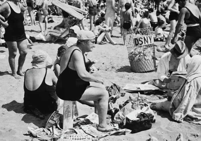 Framed Print : Coney Island Lunchtime, 1935