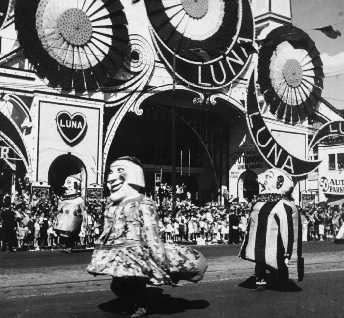 Framed Print : Coney Island Parade Framed Print : Coney Island Parade