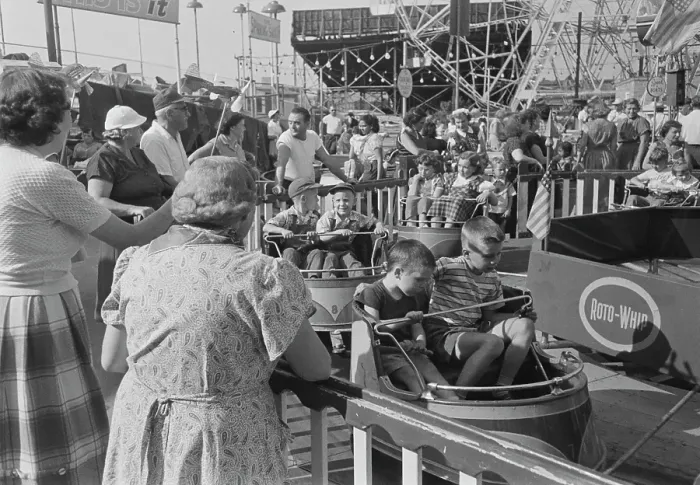 Framed Print : Coney Island Ride Framed Print : Coney Island Ride
