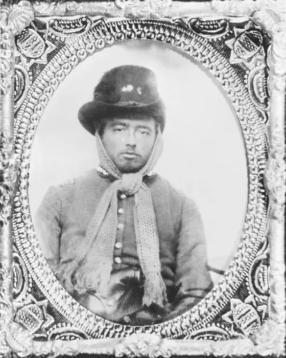 Framed Print : Confederate Army Captain George Hillyer Framed Print : Confederate Army Captain George Hillyer