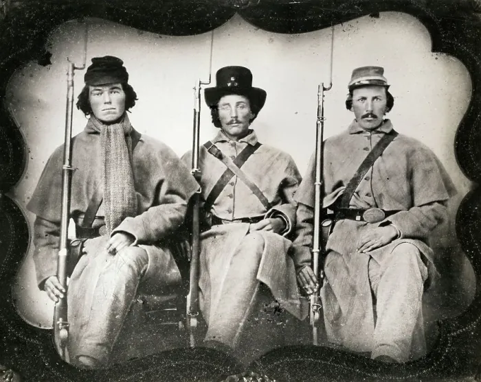 Framed Print : Confederate Soldiers