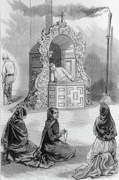 Framed Print : Confessional in a Mexican Cathedral Framed Print : Confessional in a Mexican Cathedral