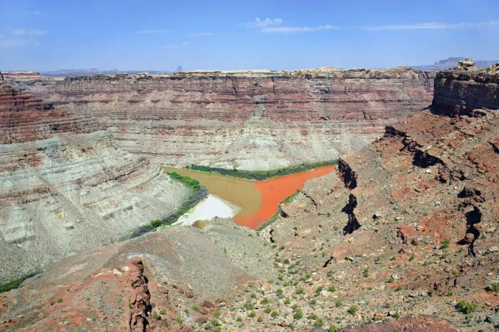 Framed Print : Confluence of Green River and the Colorado River in the Needles district, Canyonlands National Park, Moab, Utah, United States Framed Print : Confluence of Green River and the Colorado River in the Needles district, Canyonlands National Park, Moab, Utah, United States