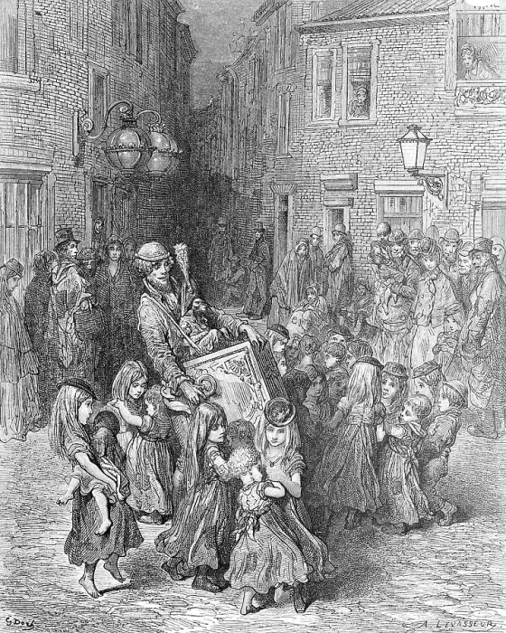 Framed Print : Confusion in Slums Caused by Industrial Revolution Framed Print : Confusion in Slums Caused by Industrial Revolution