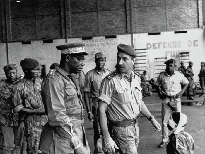 Framed Print : Congolese Military Officers Framed Print : Congolese Military Officers