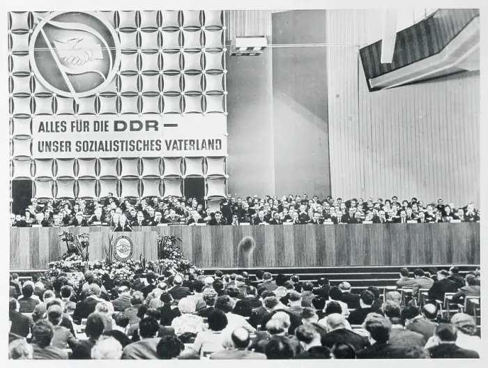 Framed Print : Congress of the East German Communist Party Framed Print : Congress of the East German Communist Party
