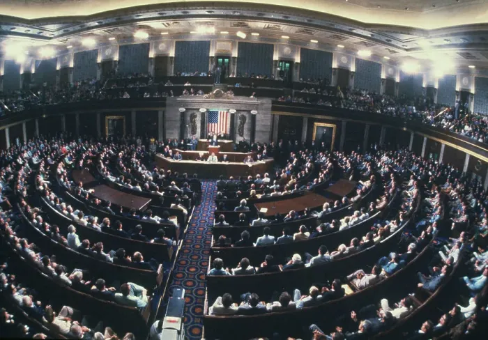 Framed Print : Congress In Session Framed Print : Congress In Session