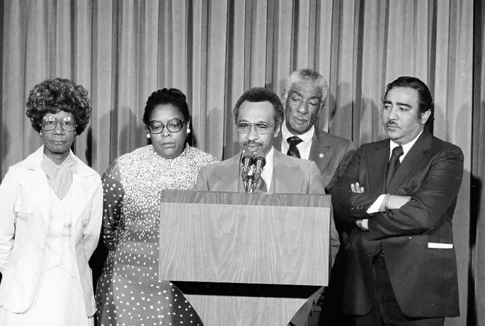 Framed Print : Congressional Black Caucus Members After Meeting Carter Framed Print : Congressional Black Caucus Members After Meeting Carter