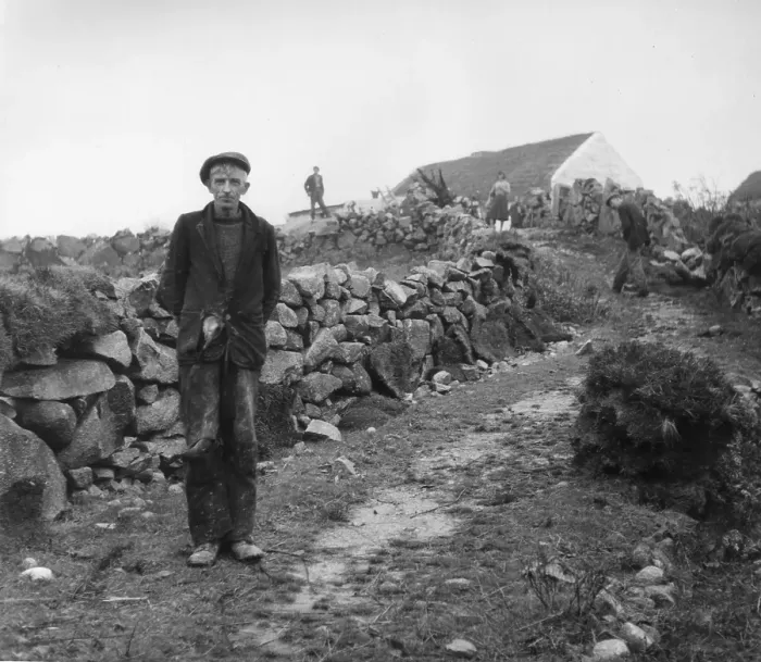 Framed Print : Connemara Farmer Framed Print : Connemara Farmer