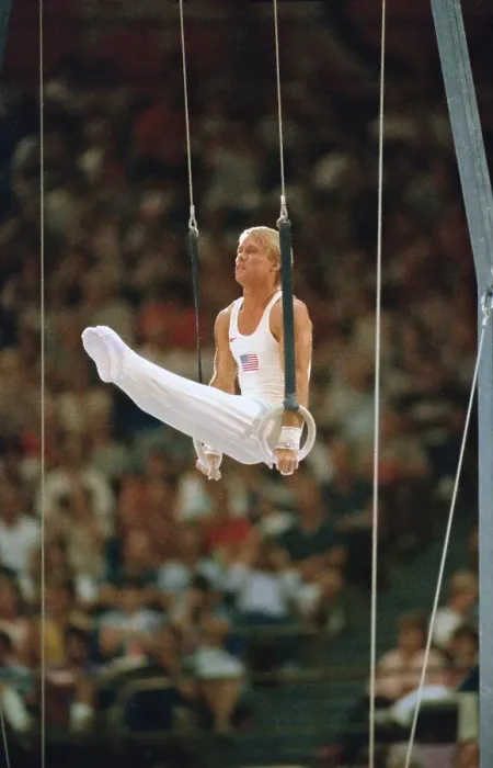 Framed Print : Conner Performing on Bars