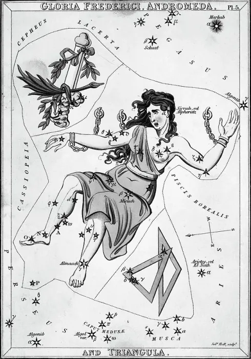 Framed Print : Constellations;Woman, Triangle; Illustrat Framed Print : Constellations;Woman, Triangle; Illustrat