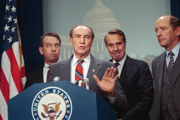 Framed Print : Constitutional Amendment Seekers at Podium