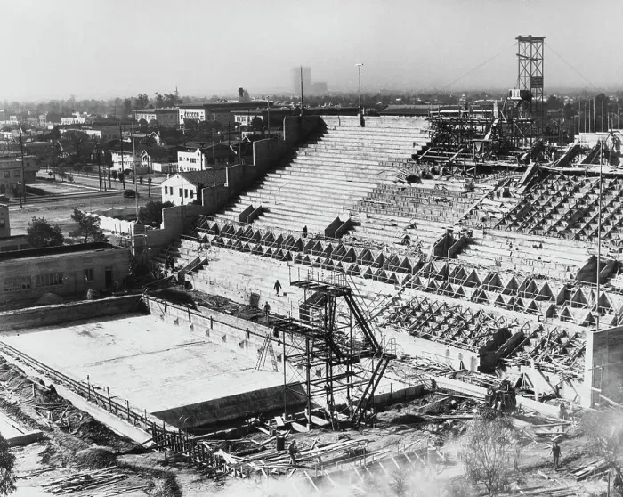 Framed Print : Under Construction - 1932 Olympics Framed Print : Under Construction - 1932 Olympics