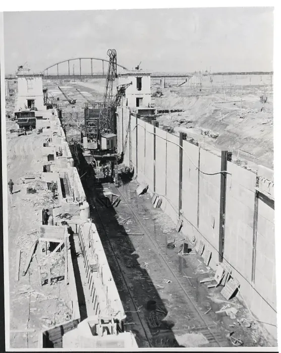 Framed Print : Construction On Canal In Russia Framed Print : Construction On Canal In Russia