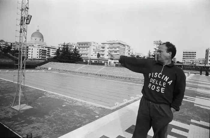 Framed Print : Construction of the Olympic Facilities in Rome