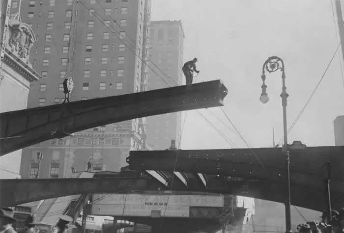 Framed Print : Construction Work In NYC Framed Print : Construction Work In NYC