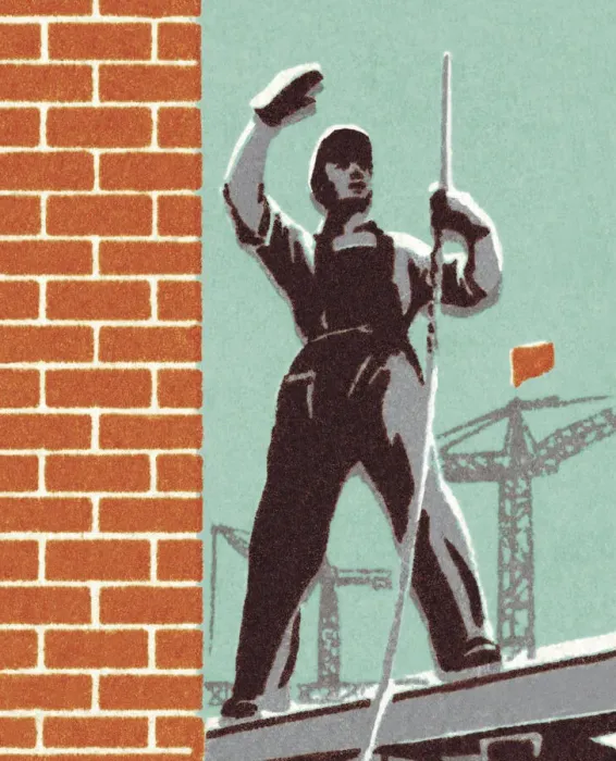 Framed Print : Construction Worker Framed Print : Construction Worker