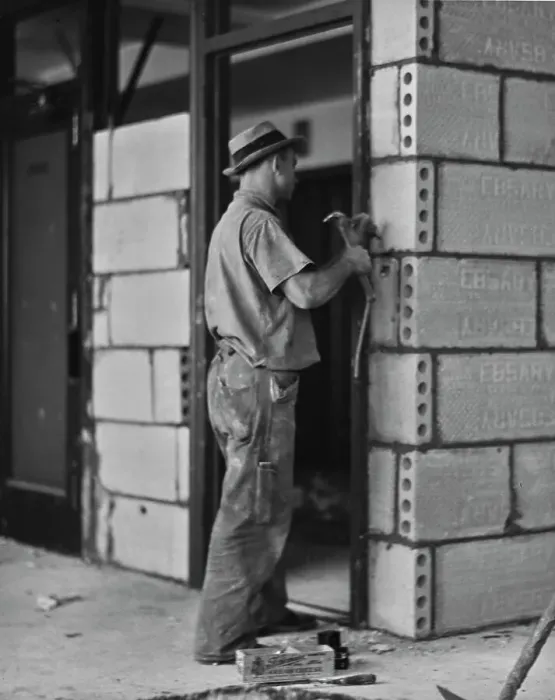 Framed Print : Construction Worker