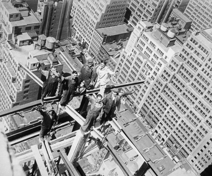 Framed Print : Construction Workers Framed Print : Construction Workers