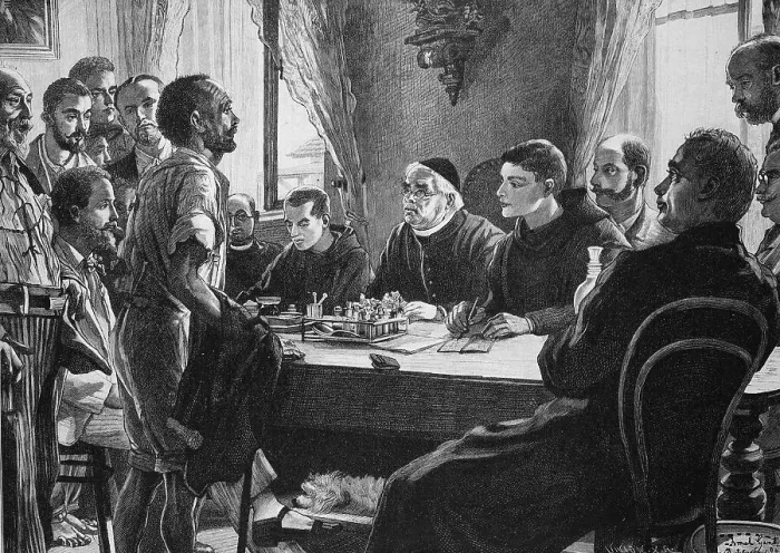 Framed Print : A consultation hour in the Sebastianeum, spa hotel, in Bad Woerishofen, Bavaria, Germany, 1880, Historic, digital reproduction of an original 19th century original, original date unknown Framed Print : A consultation hour in the Sebastianeum, spa hotel, in Bad Woerishofen, Bavaria, Germany, 1880, Historic, digital reproduction of an original 19th century original, original date unknown
