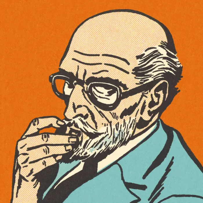 Framed Print : Contemplative Sinister Man Framed Print : Contemplative Sinister Man