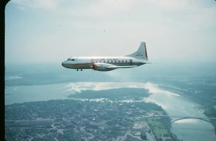 Framed Print : Convairliners of American Airliners Framed Print : Convairliners of American Airliners