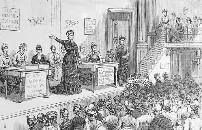 Framed Print : Convention for Women's Suffrage Association Framed Print : Convention for Women's Suffrage Association