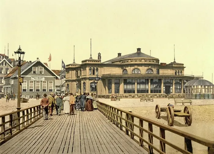 Framed Print : The Conversation House, Conversation House in Helgoland, Schleswig-Holstein, Germany, Historic, digitally restored reproduction of a photochrome print from the 1890s Framed Print : The Conversation House, Conversation House in Helgoland, Schleswig-Holstein, Germany, Historic, digitally restored reproduction of a photochrome print from the 1890s