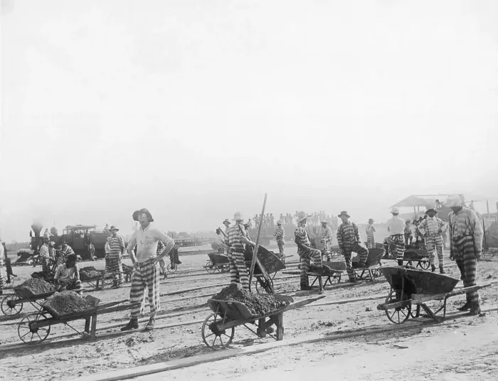 Framed Print : Convicts Working on a Farm Framed Print : Convicts Working on a Farm