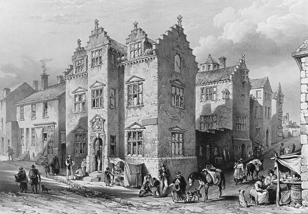 Conway. Plas Mawr or the Great Mansion situated in the High Street